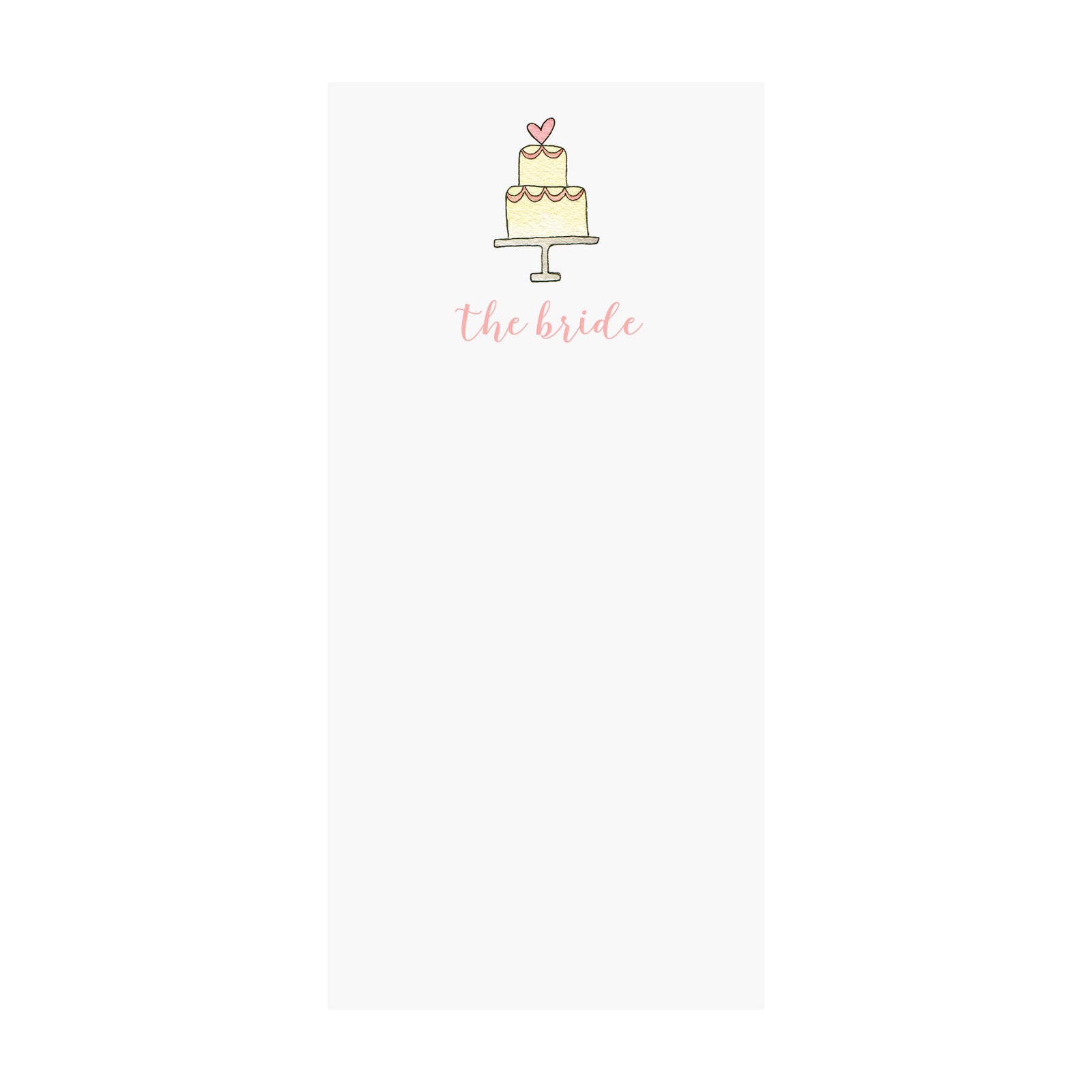 Bride Notepad