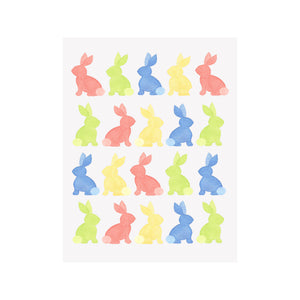 Bunnies Easter Card- Back