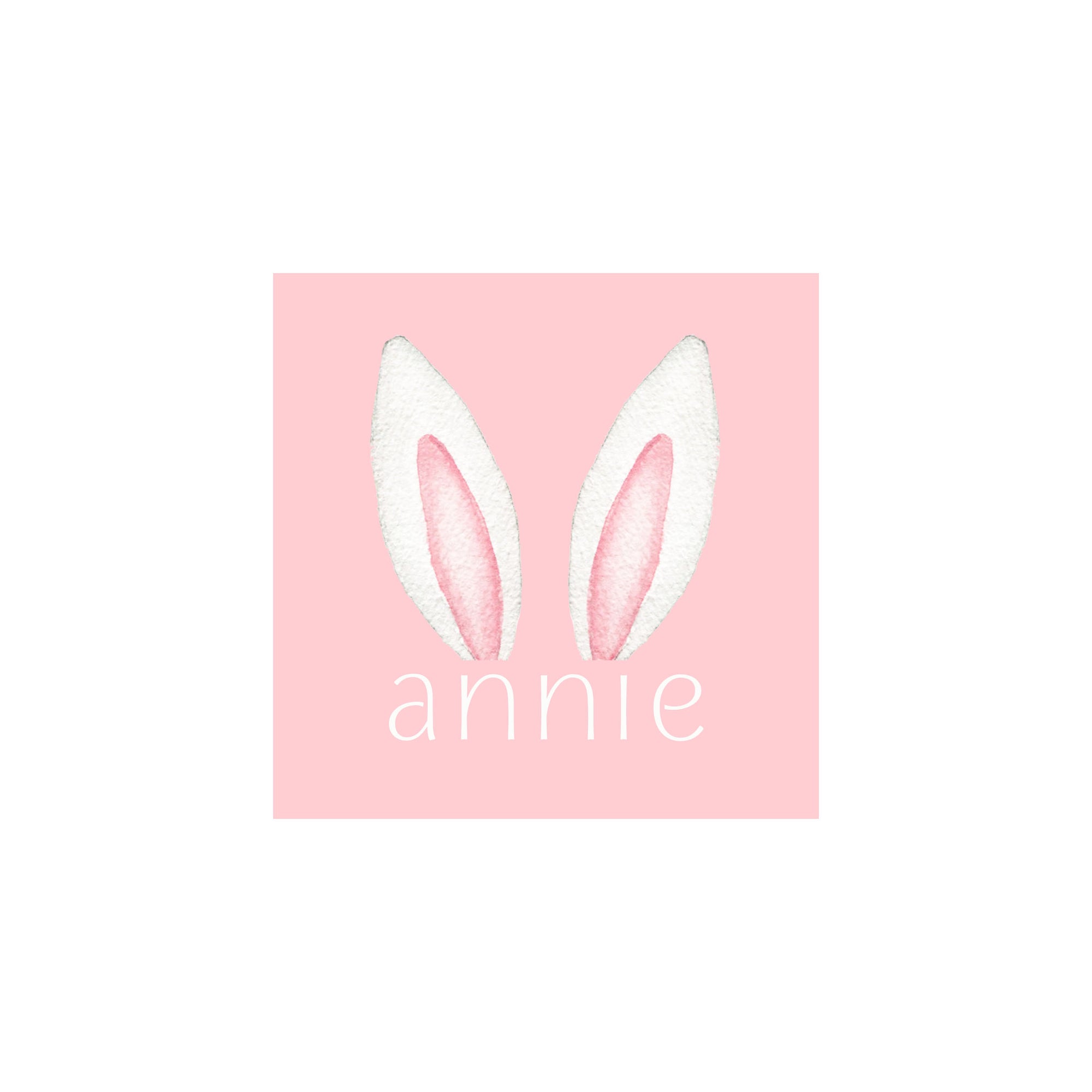 Bunny Ears Gift Tags & Stickers