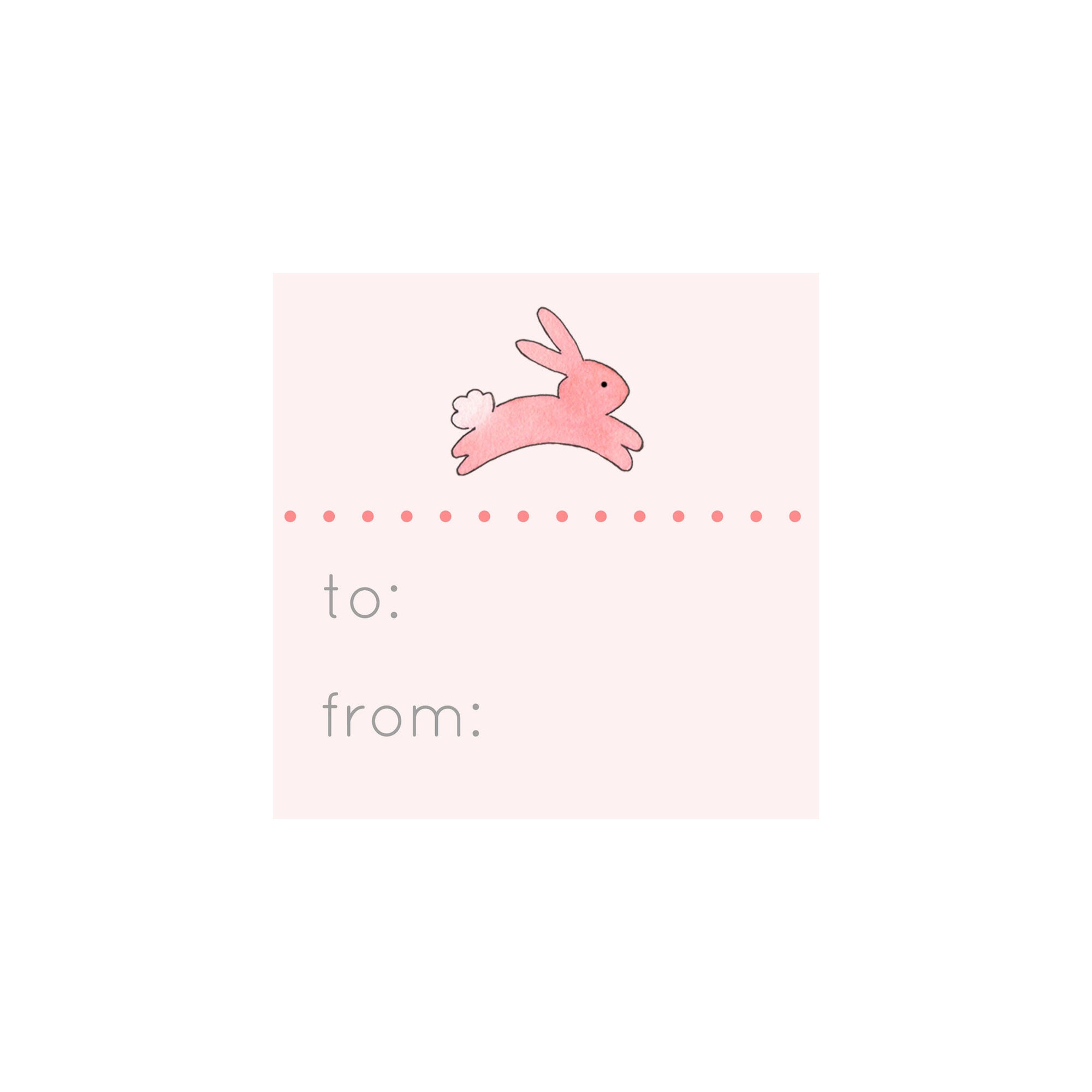 Bunny Gift Tag