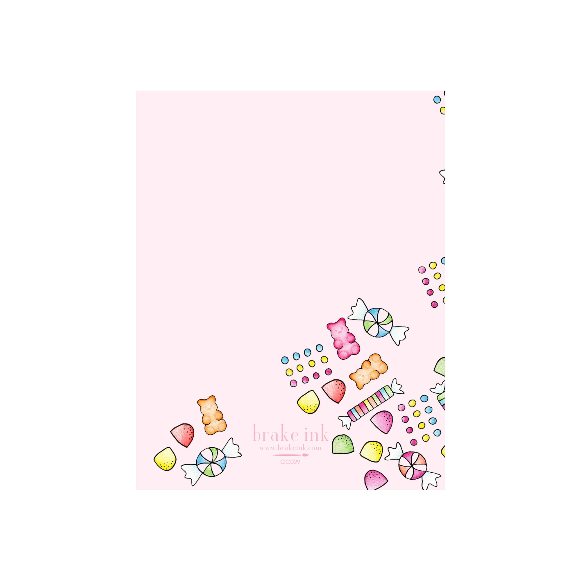 Candy Heart Card