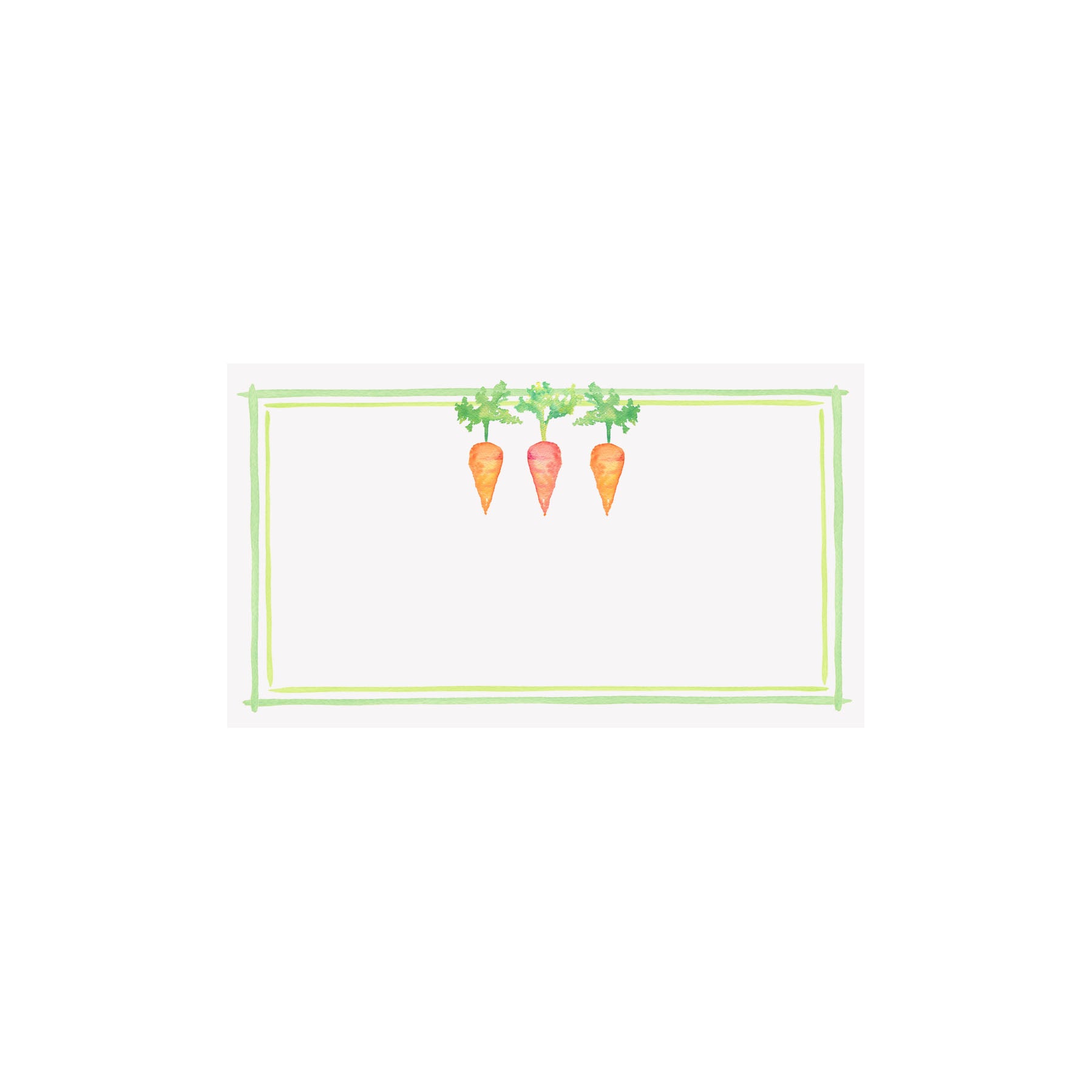 Carrots Place Card