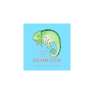 Chameleon Valentine Gift Tags & Stickers