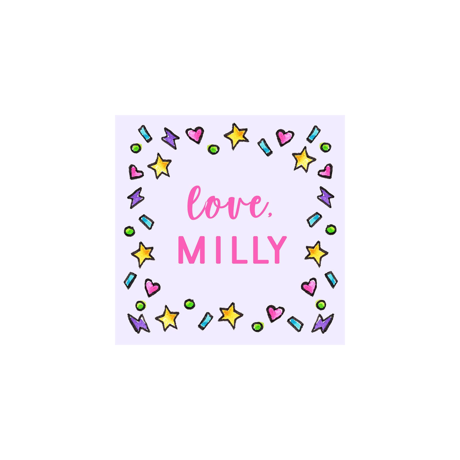 Charm Confetti Gift Tags & Stickers