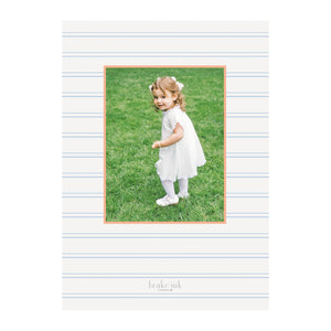 Paperwhite & Coral Holiday Photo Cards