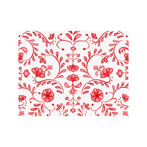 Chinoiserie Card-Red
