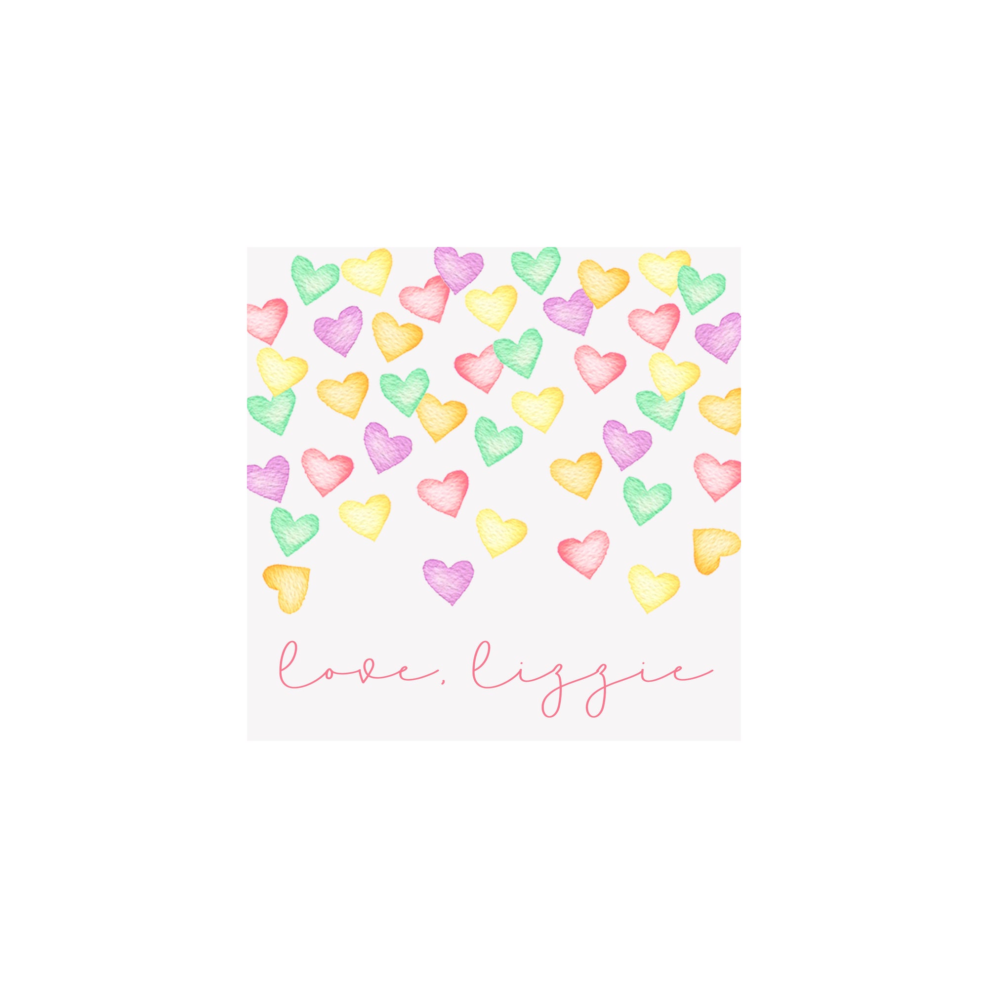 Conversation Hearts Gift Tags & Stickers