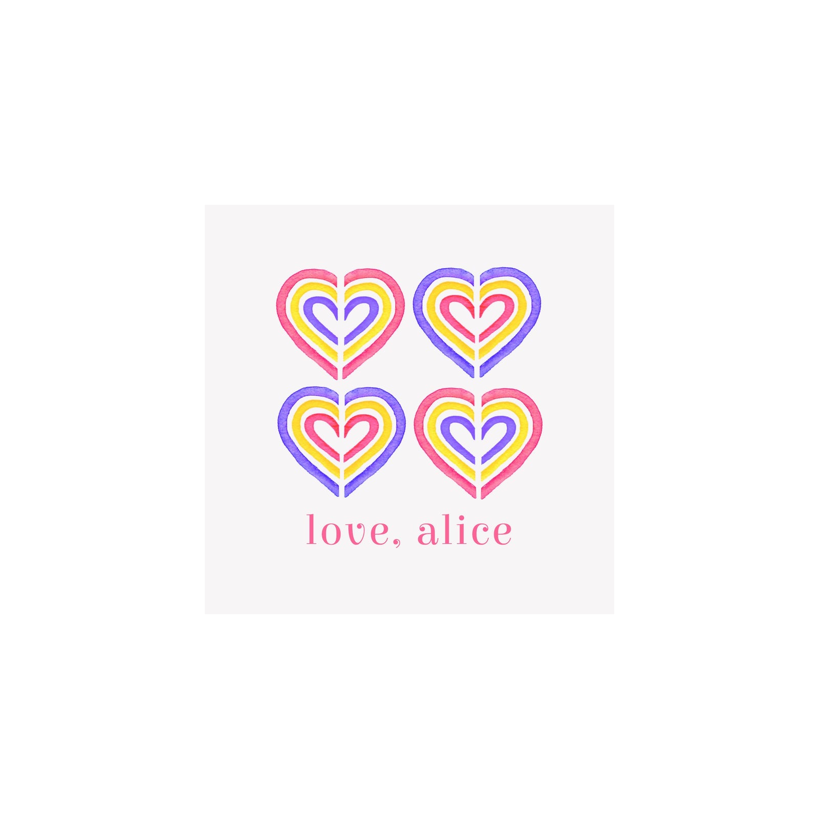 Cookie Cutter Hearts Gift Tags & Stickers