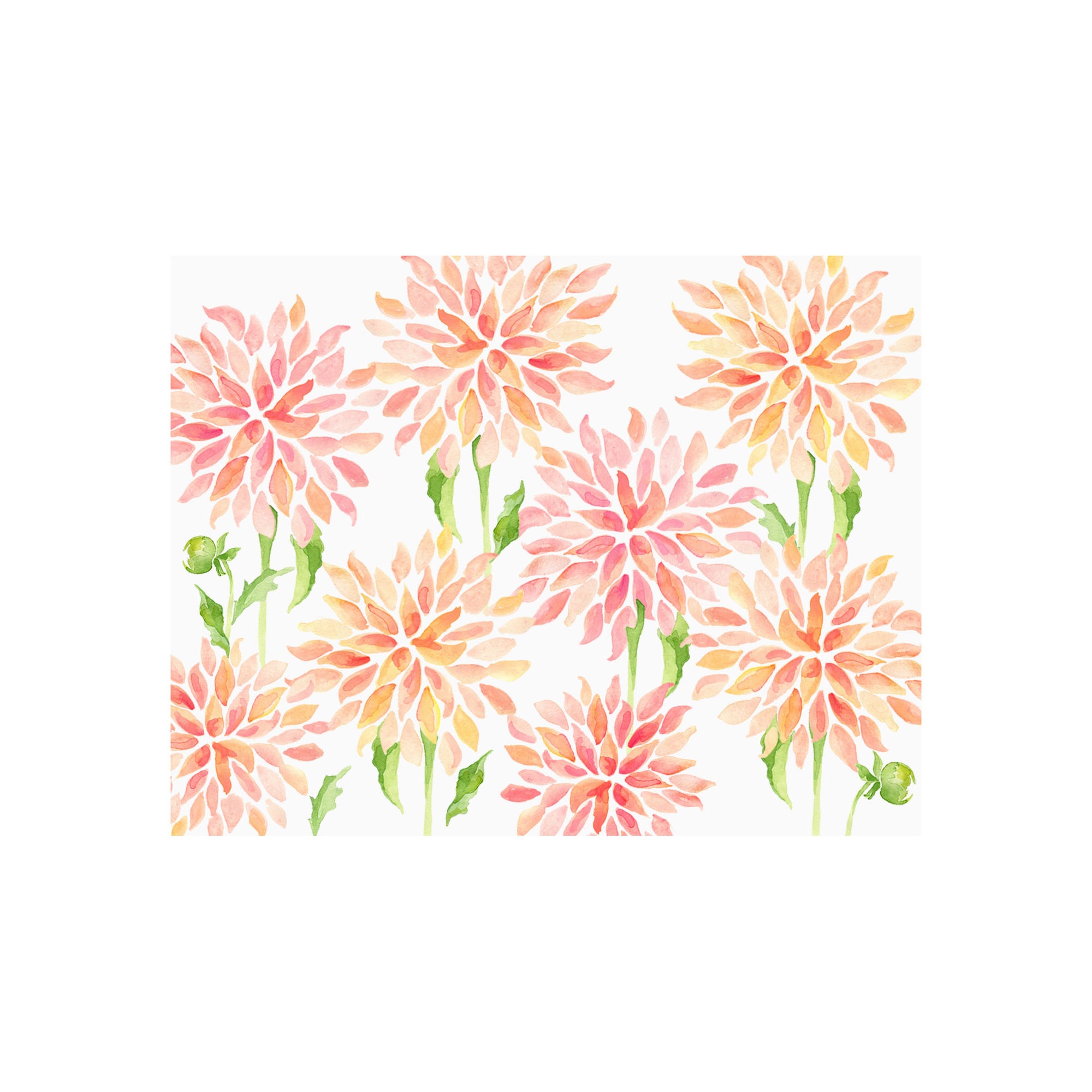 Dahlia Note Cards