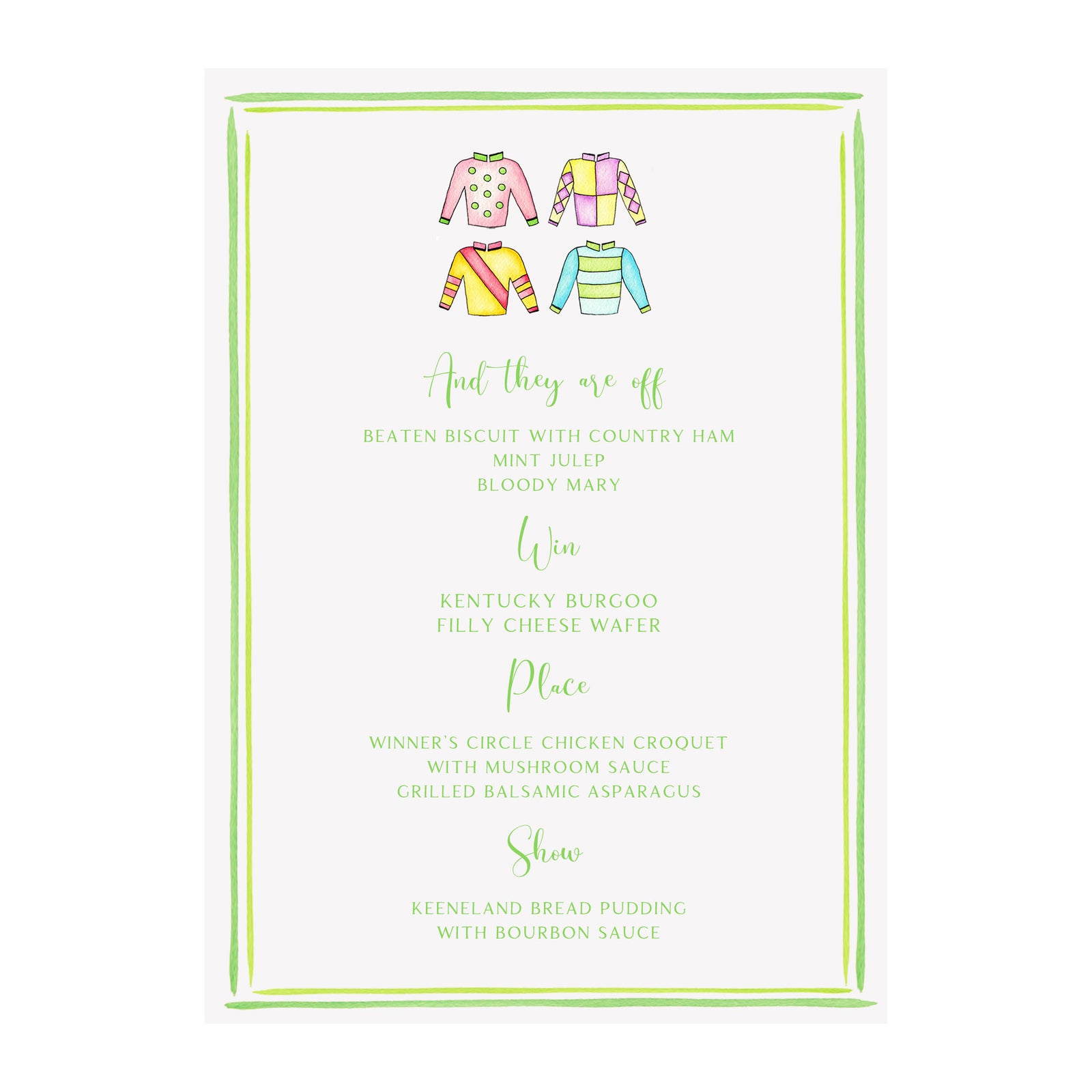 Derby Party Invitation