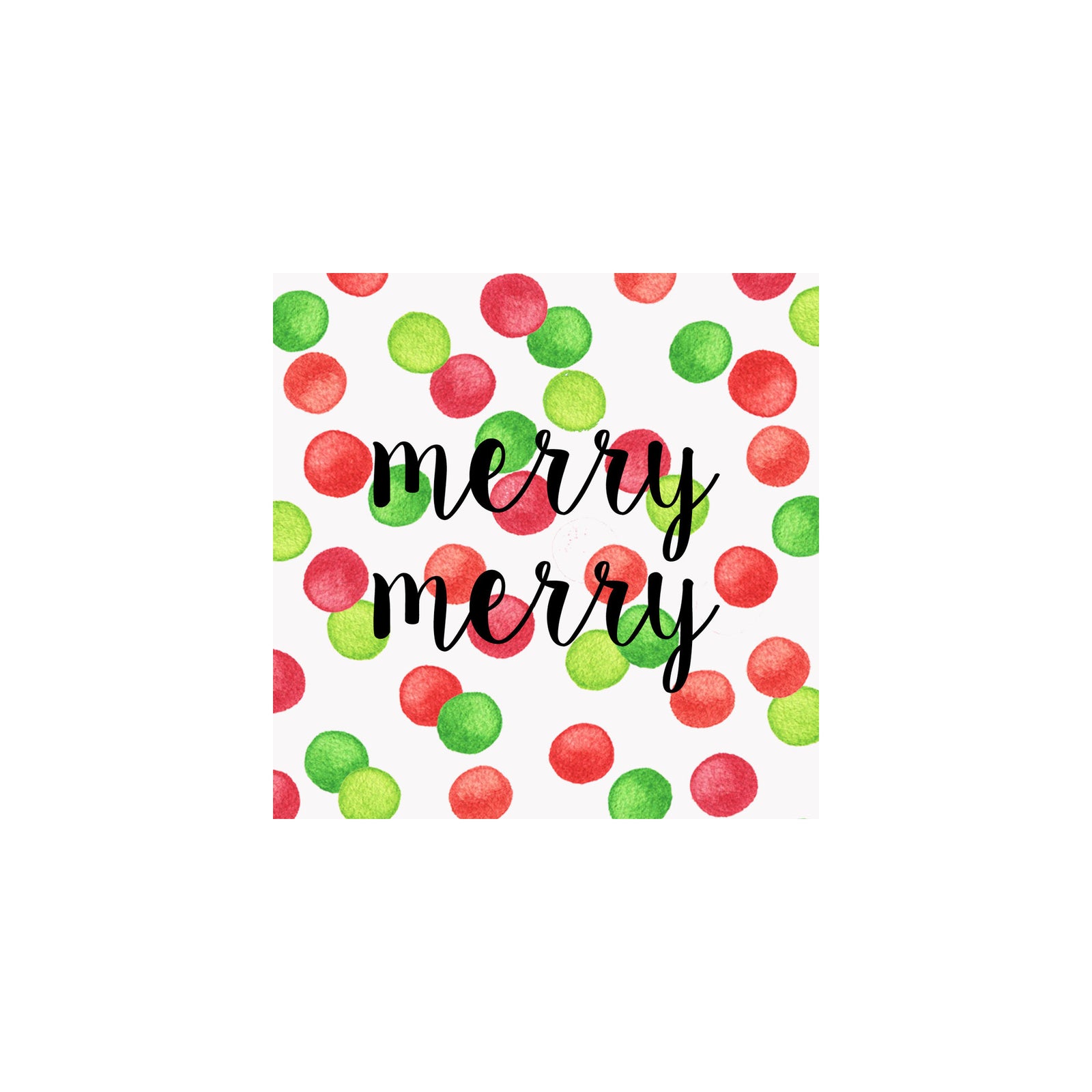 Holiday Dots Gift Tag