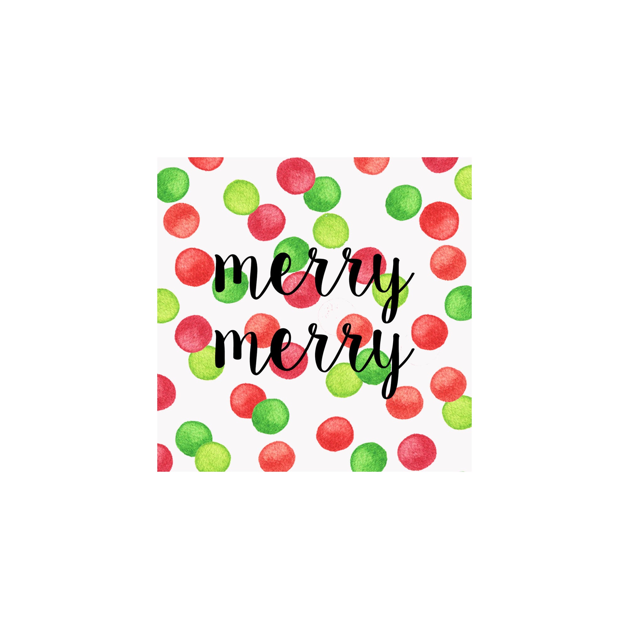 Holiday Dots Gift Tag