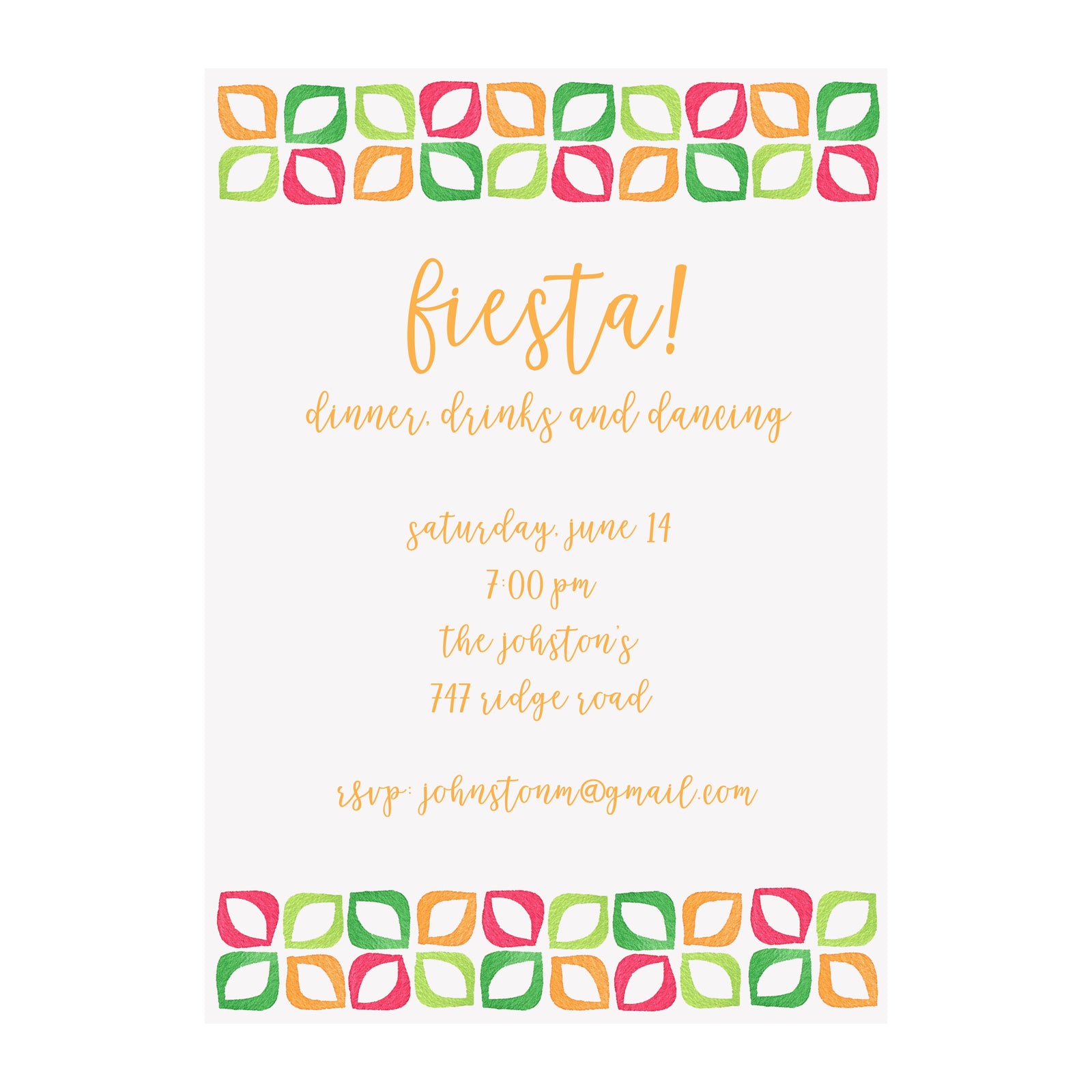 Fiesta Party Invitation