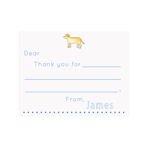 Fill-In Thank You Note Stationery