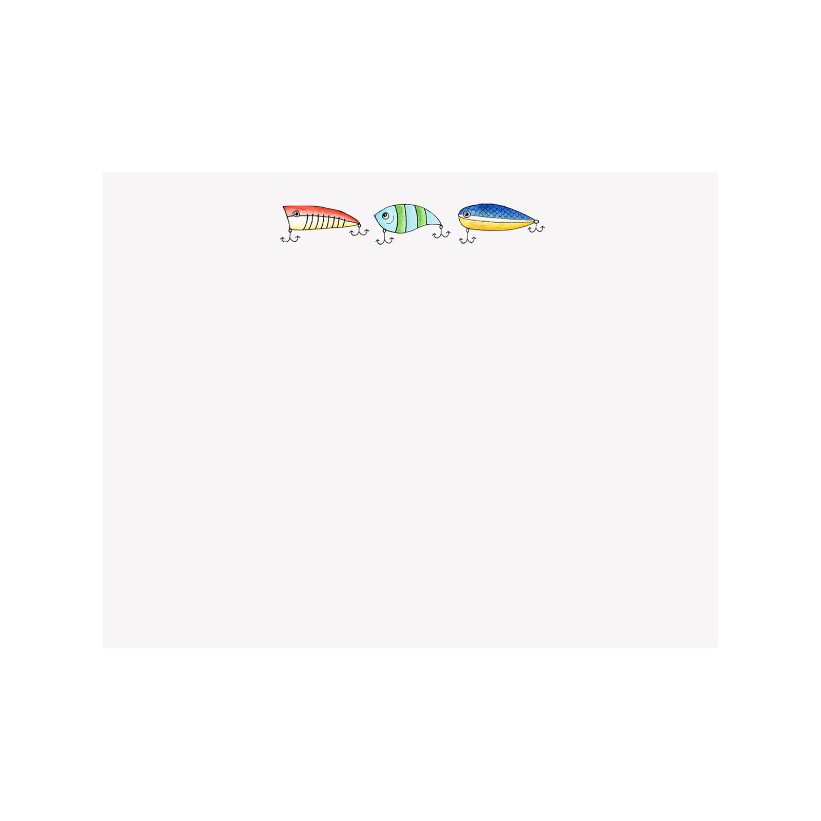Fishing Lures Note Card