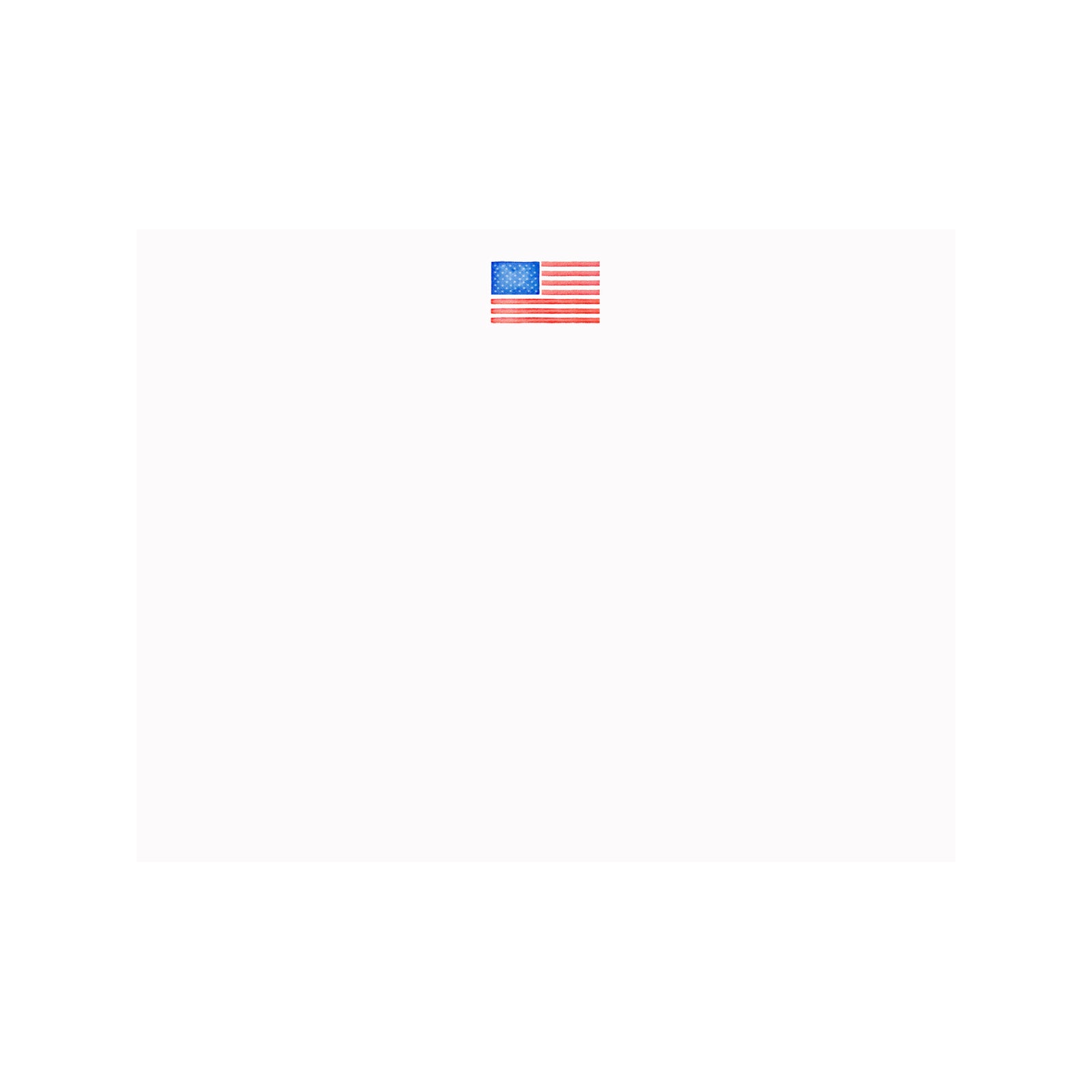 American Flag Note Card