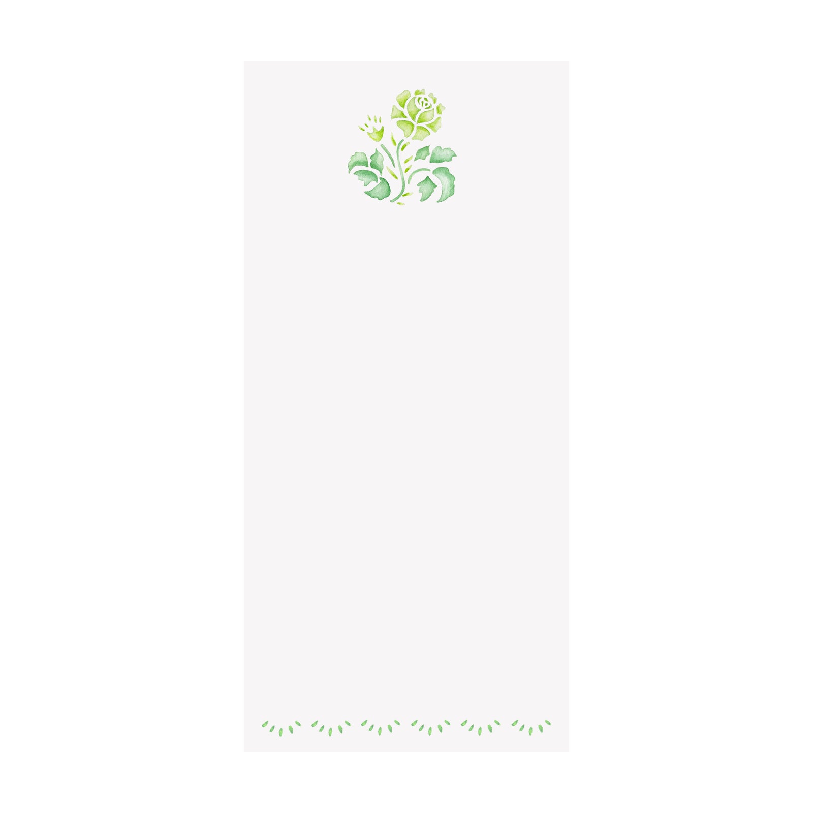 Block Print Flower Notepad