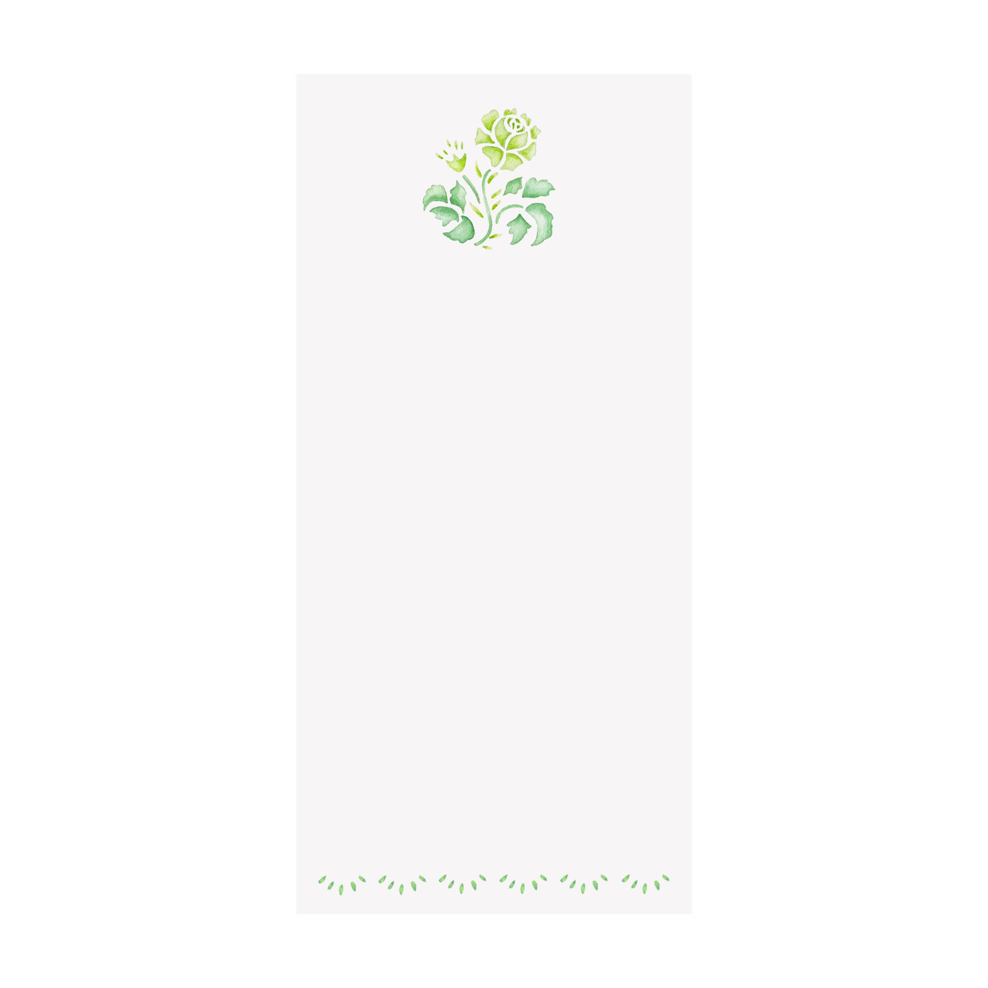 Block Print Flower Notepad
