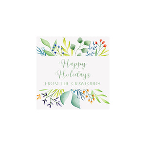 Foliage Personalized Gift Tags & Stickers
