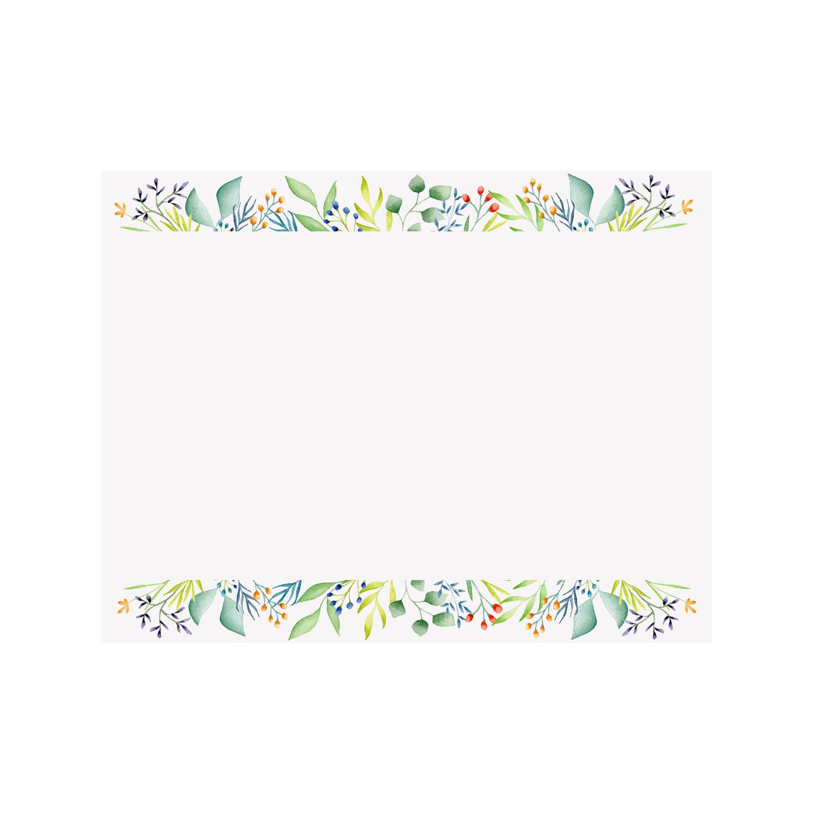 Foliage Border Note Card