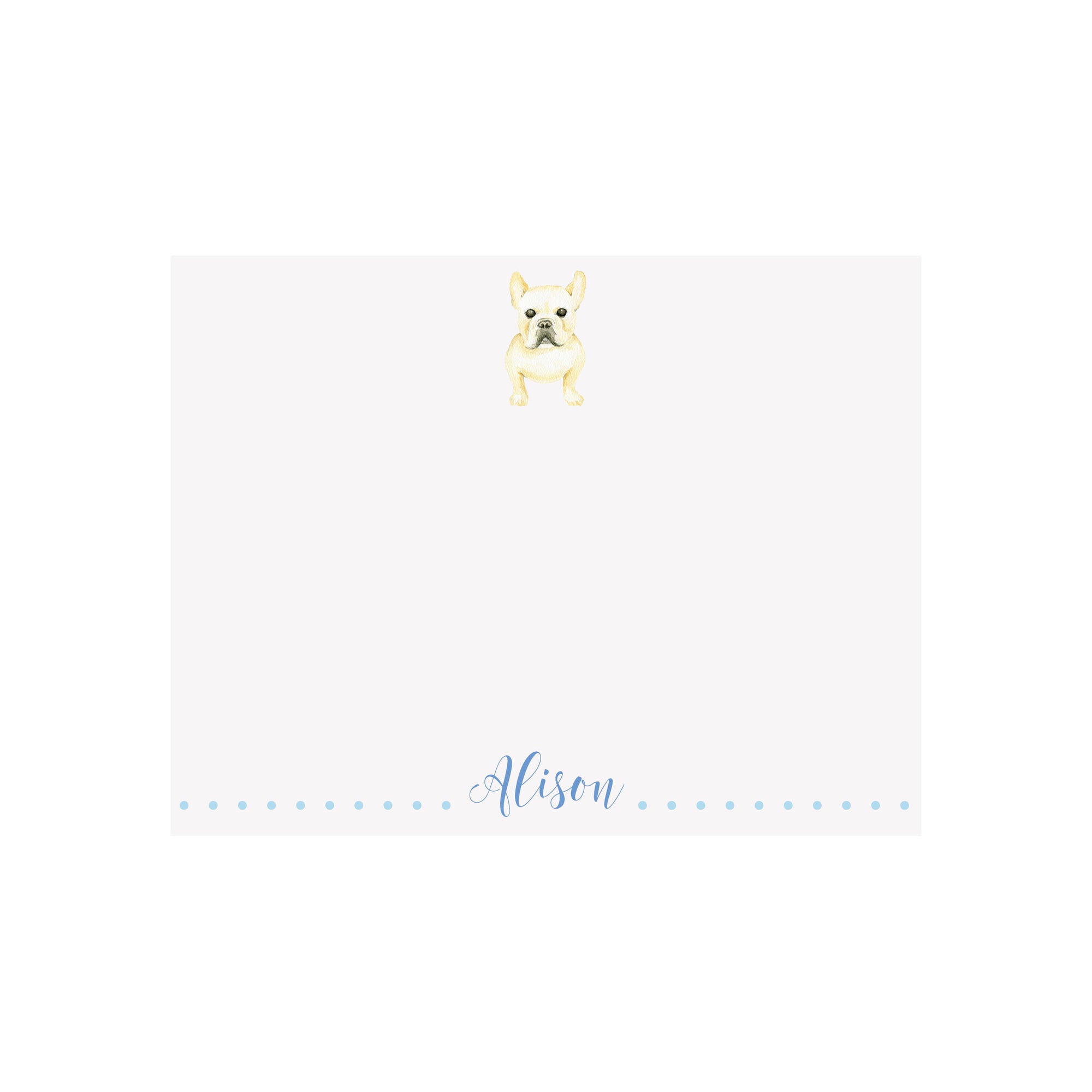 Frenchie Stationery