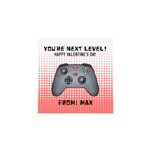 Gamer Valentine Gift Tags & Stickers