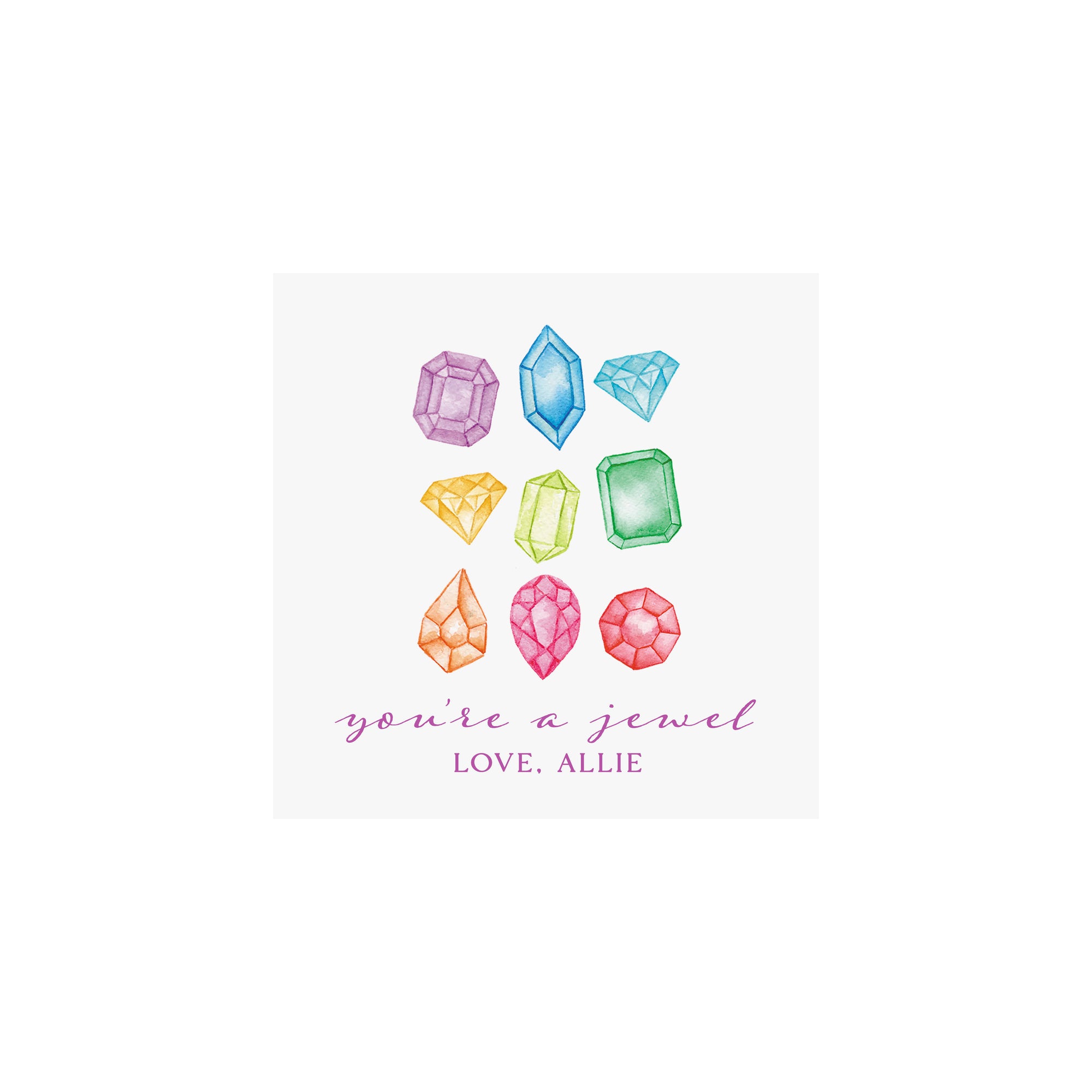 You're a Jewel Valentine Gift Tags & Stickers