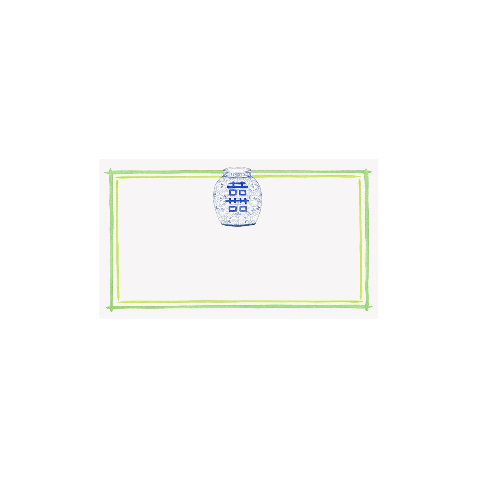 Ginger Jar Place Card