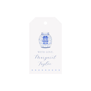 Ginger Jar Personalized Luggage Gift Tags