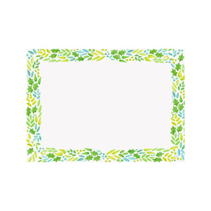 Green Garland Holiday Photo Cards