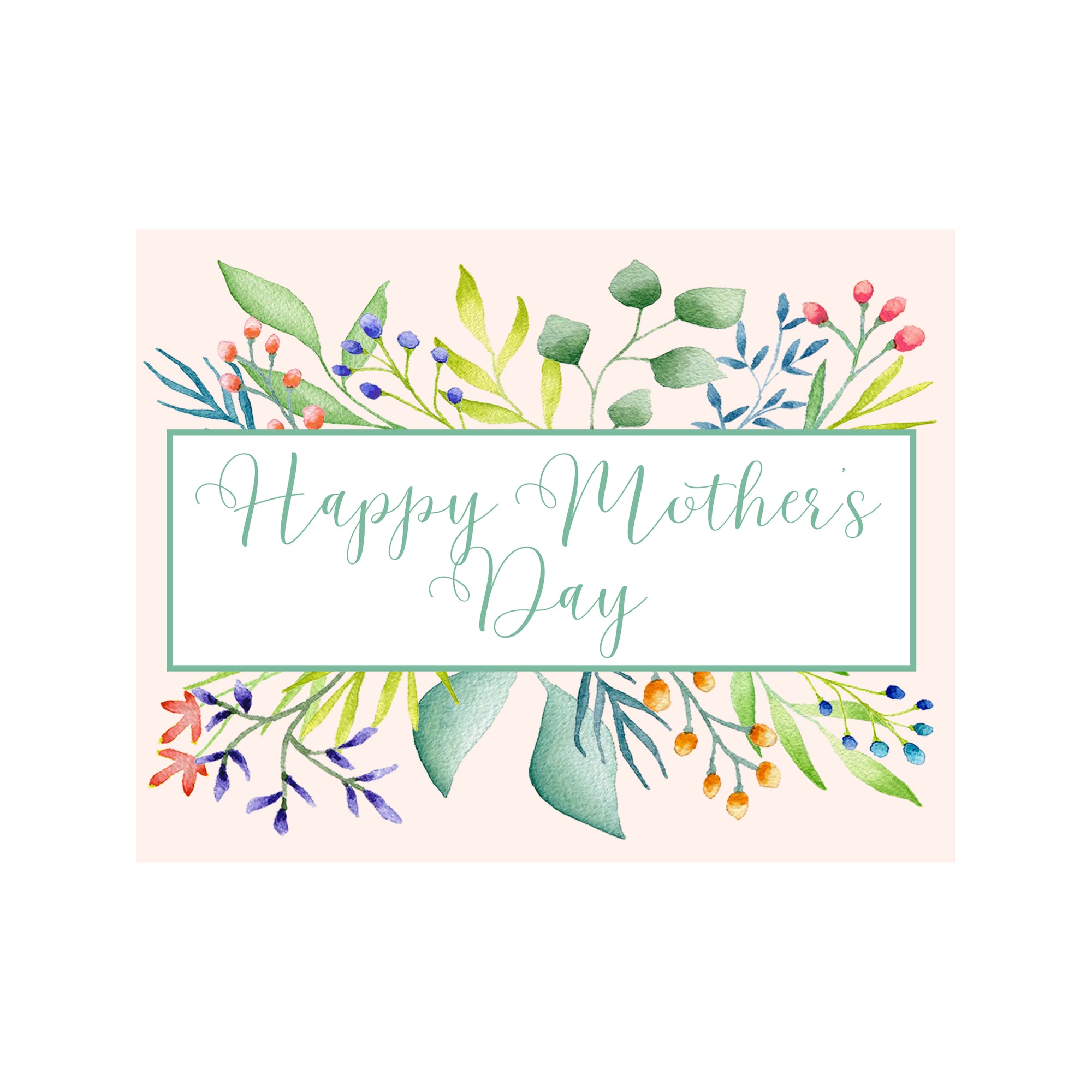 Foliage Mother's Day Card
