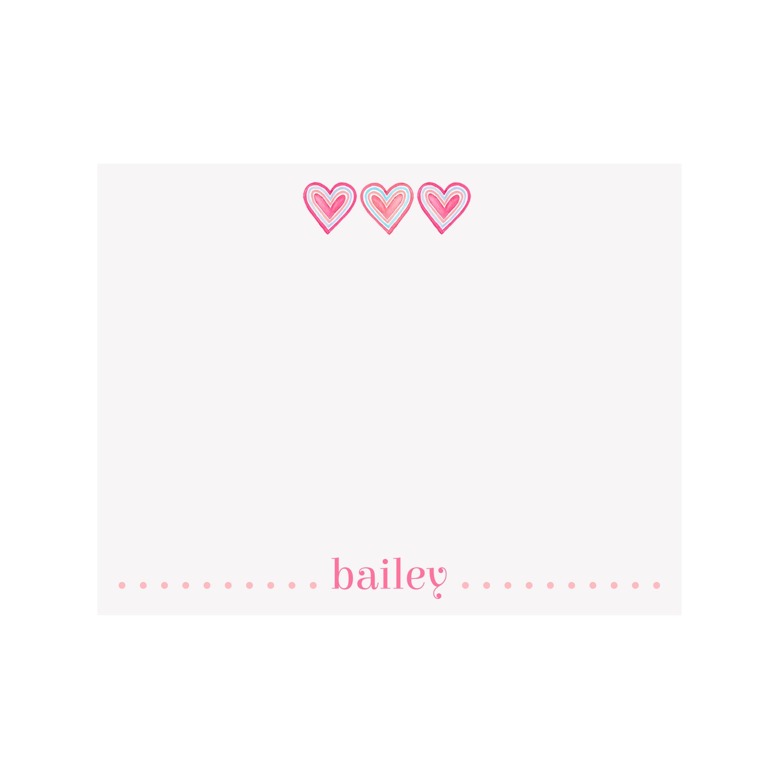 Hearts Stationery