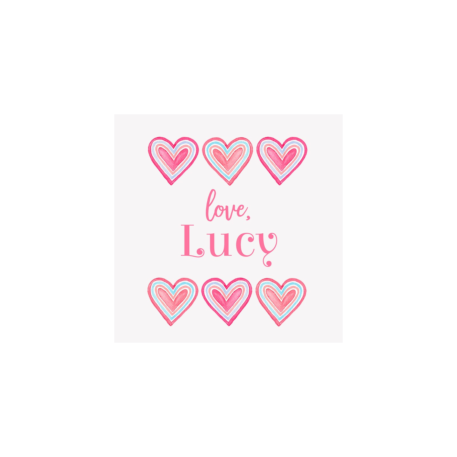 Hearts Gift Tags & Stickers