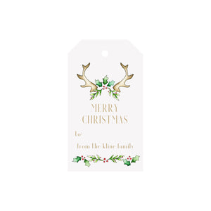 Antler Holly Personalized Luggage Gift Tags