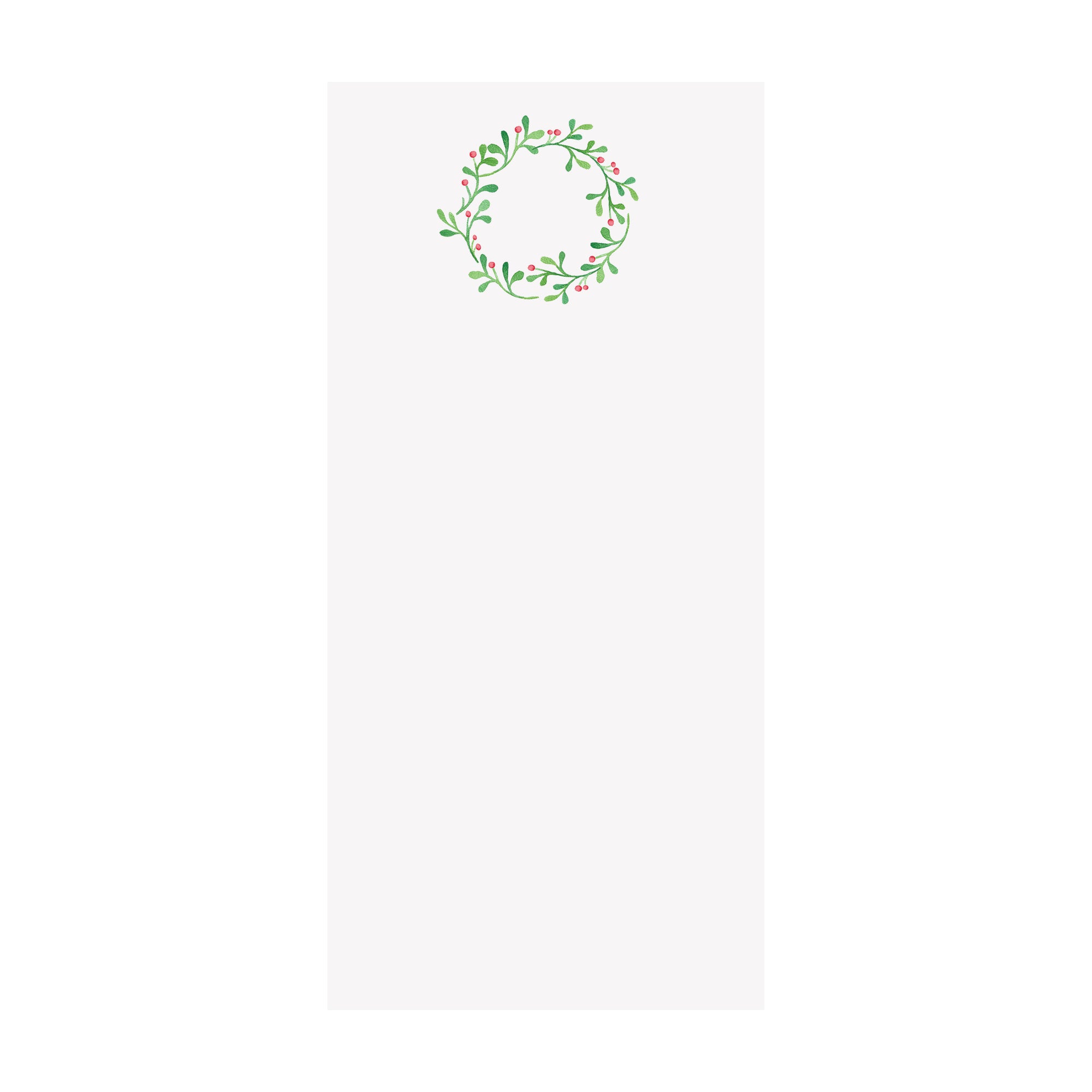 Holly Berries Wreath Notepad