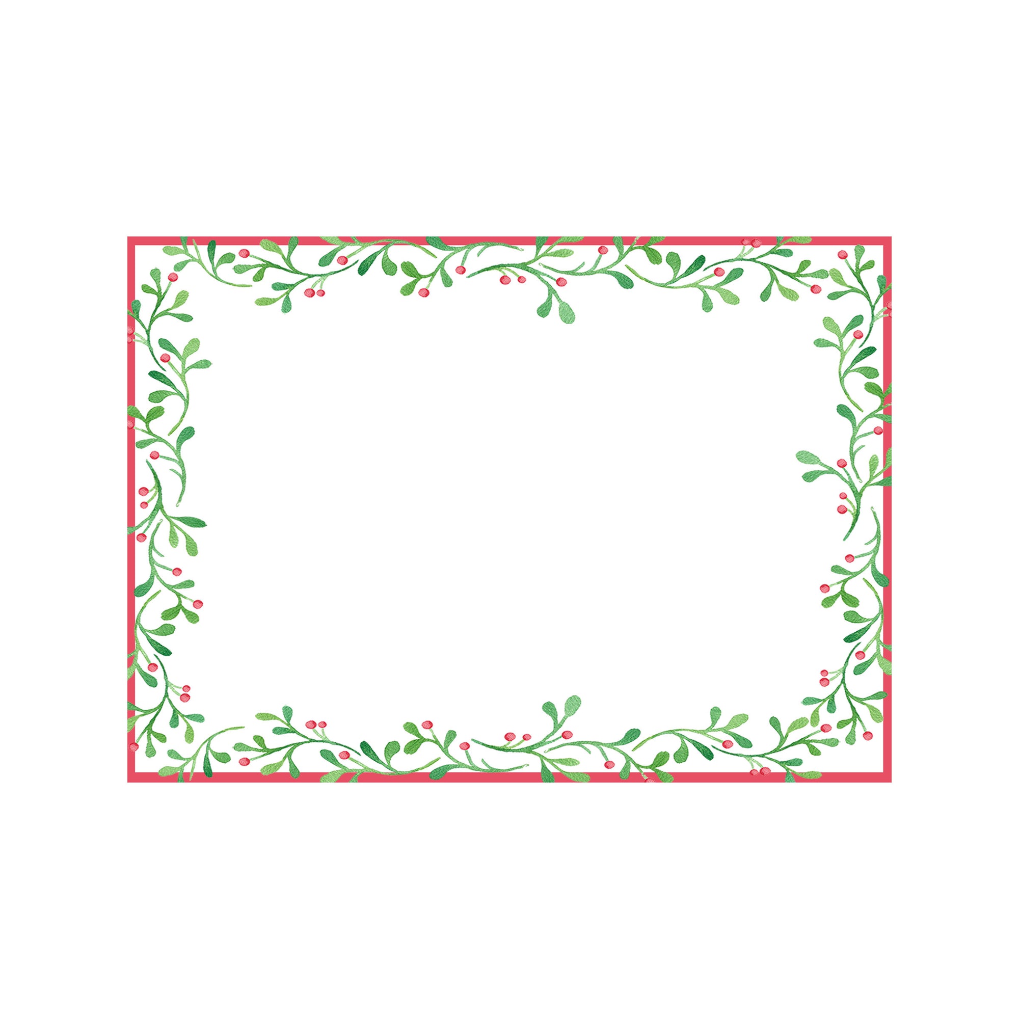 Holly Berries Holiday Photo Cards