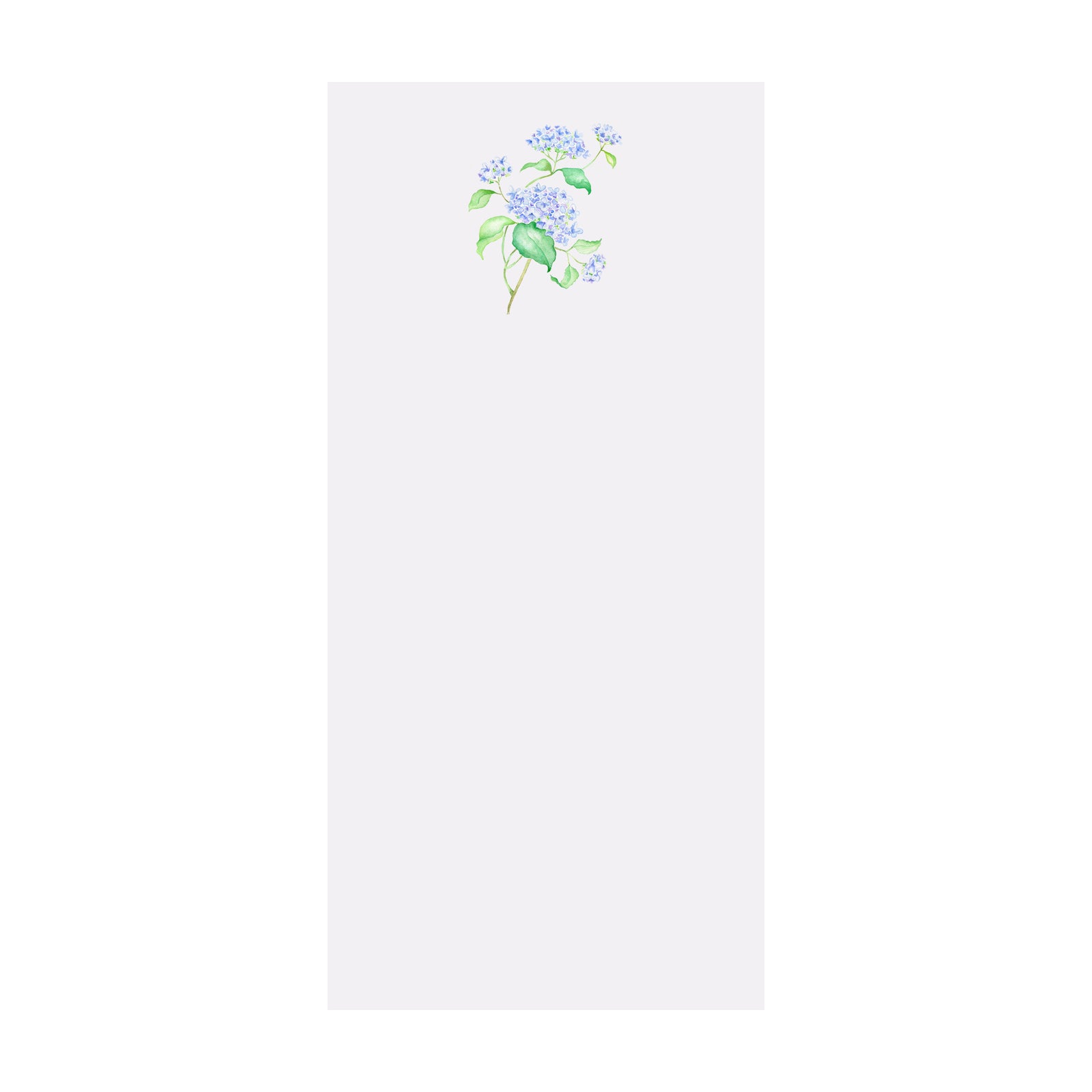 Hydrangea Branch Notepad