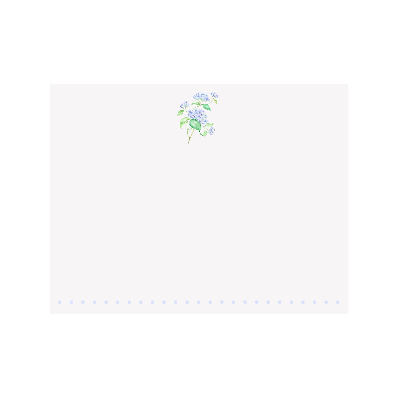 Hydrangea Branch Note Card