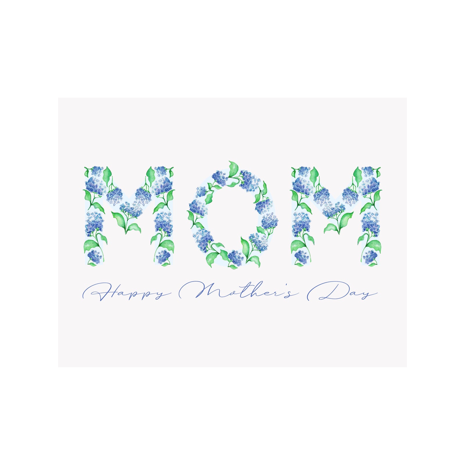 Hydrangea Mom Mother's Day Card