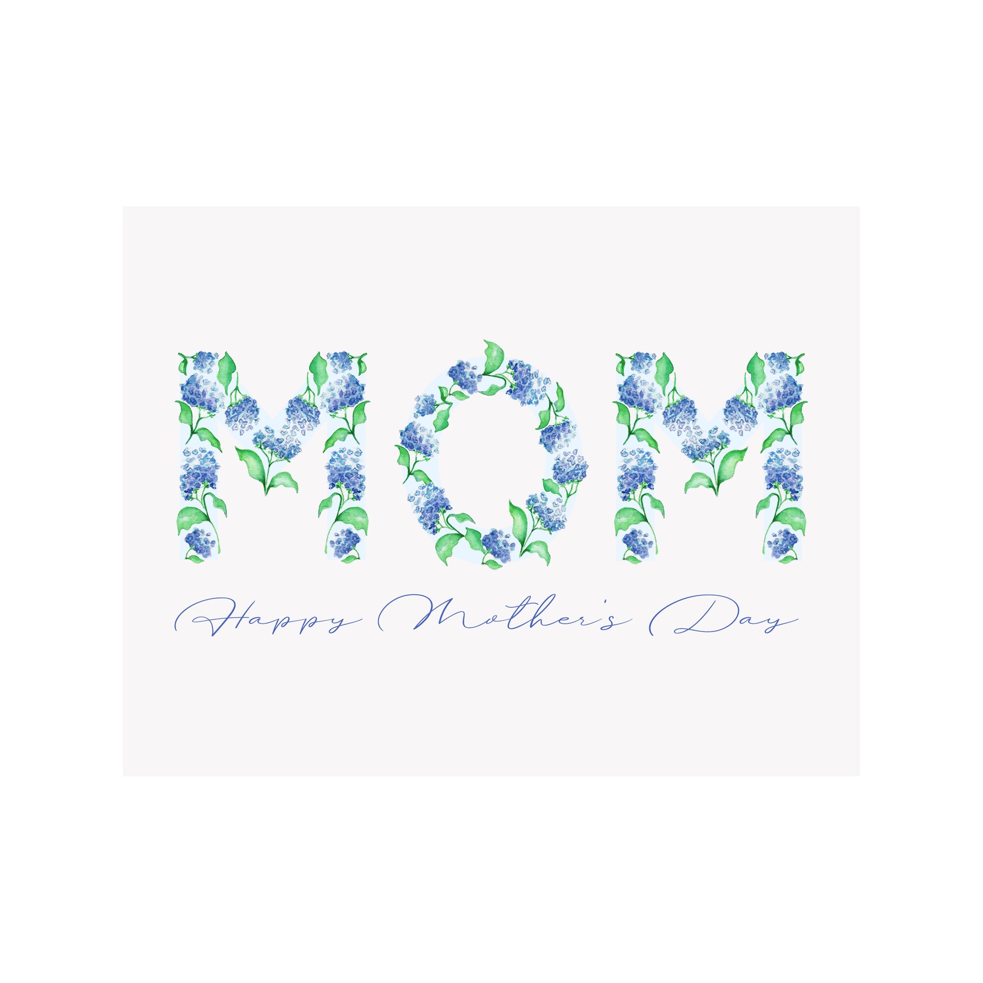 Hydrangea Mom Mother's Day Card