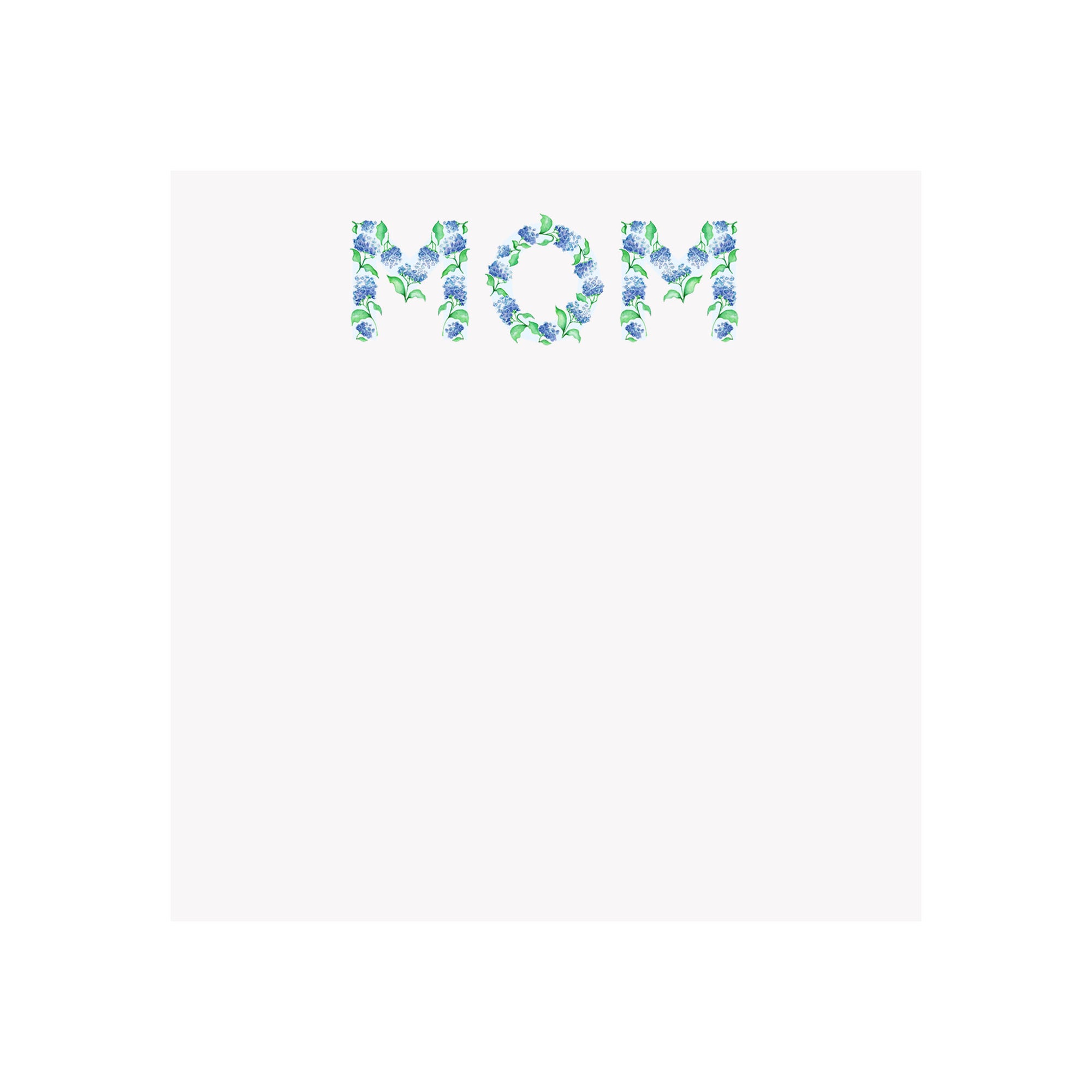 Mother's Day Hydrangea Mom Notepad