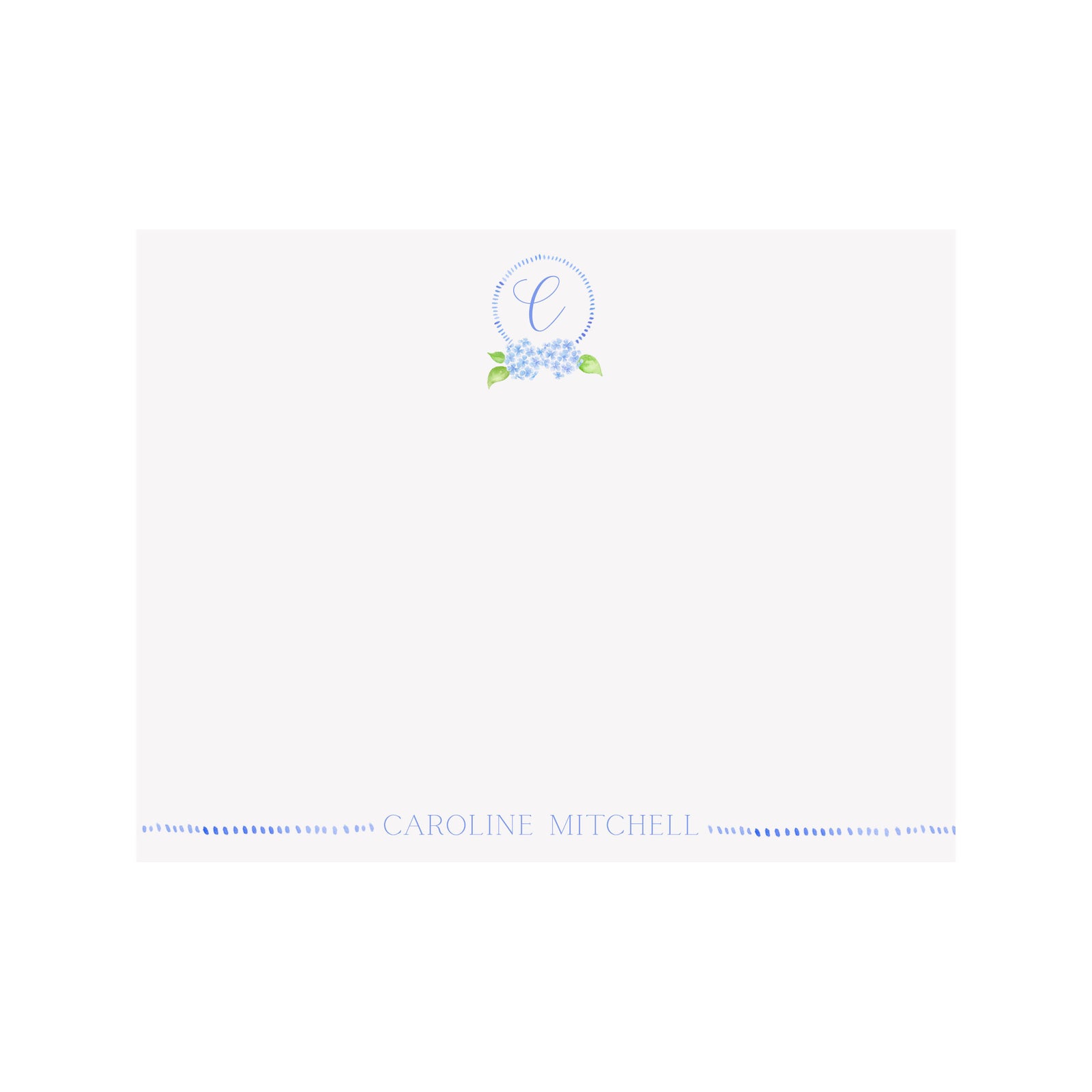 Hydrangea Wreath Stationery