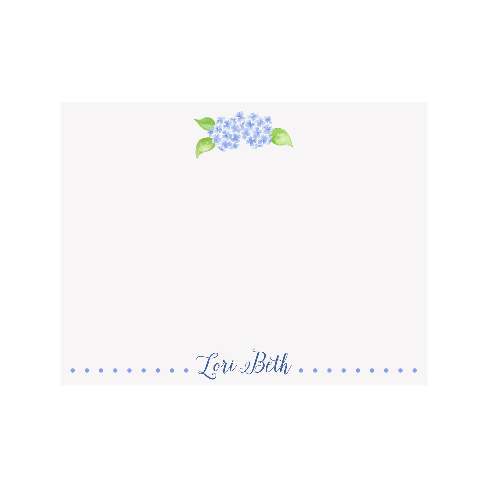 Hydrangea Stationery