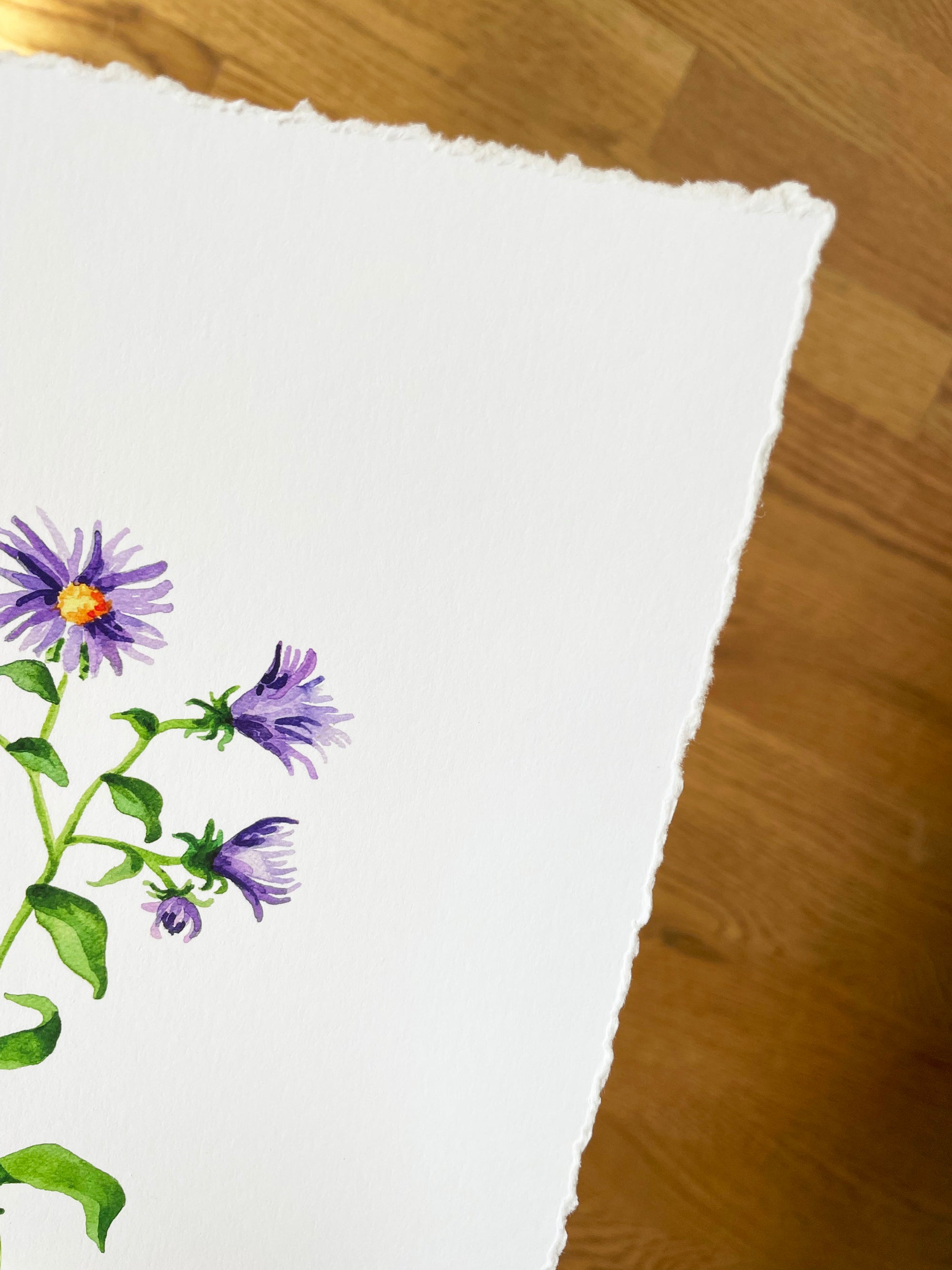 Floral Print- Violet