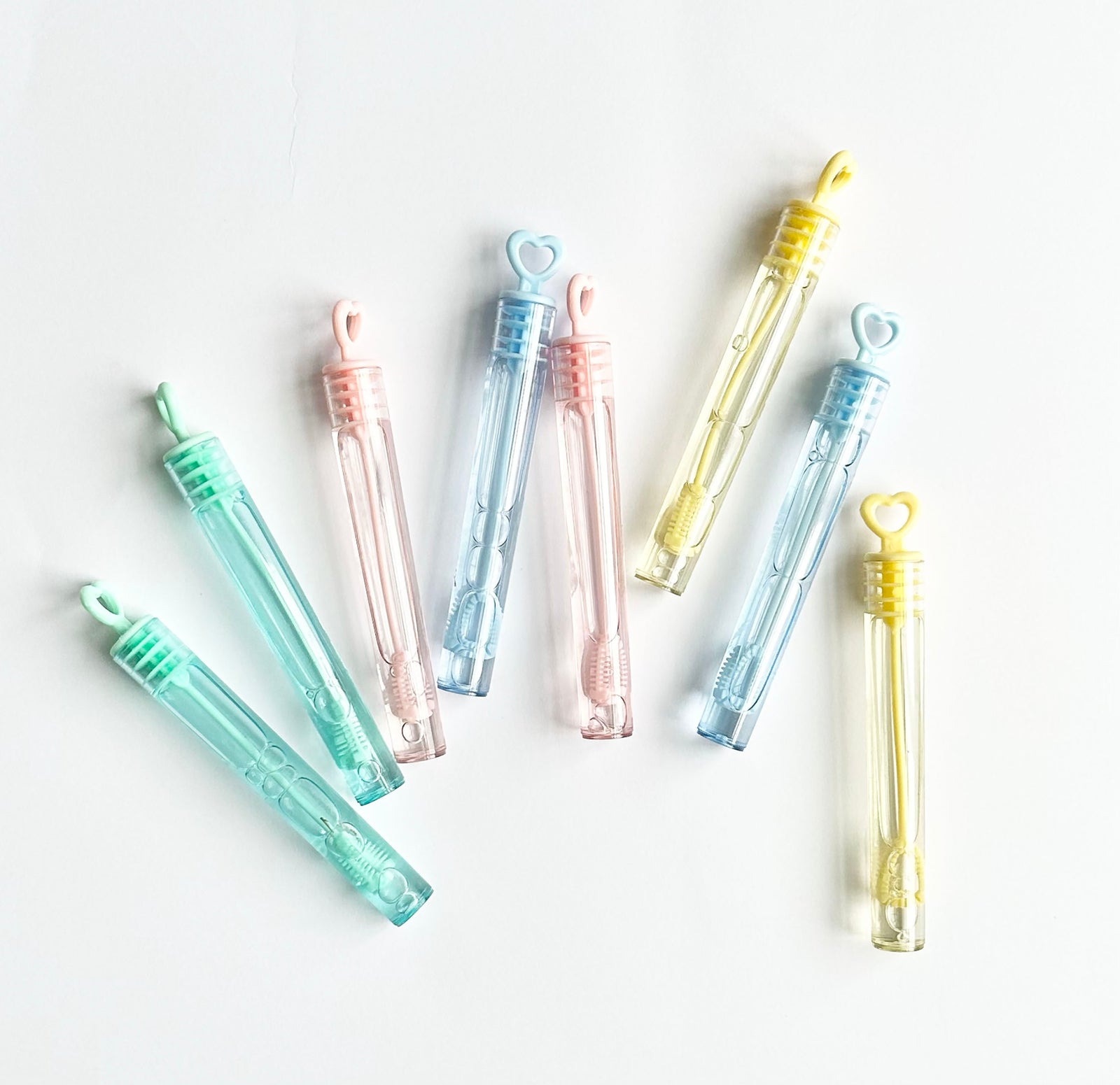 Party & Valentine Favors- Small Pastel Bubble Wands