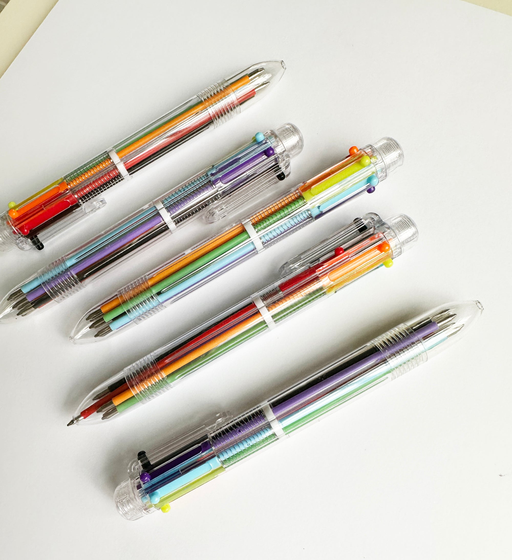 Party & Valentine Favors- 6-in-1 Multicolor Ballpoint Pen