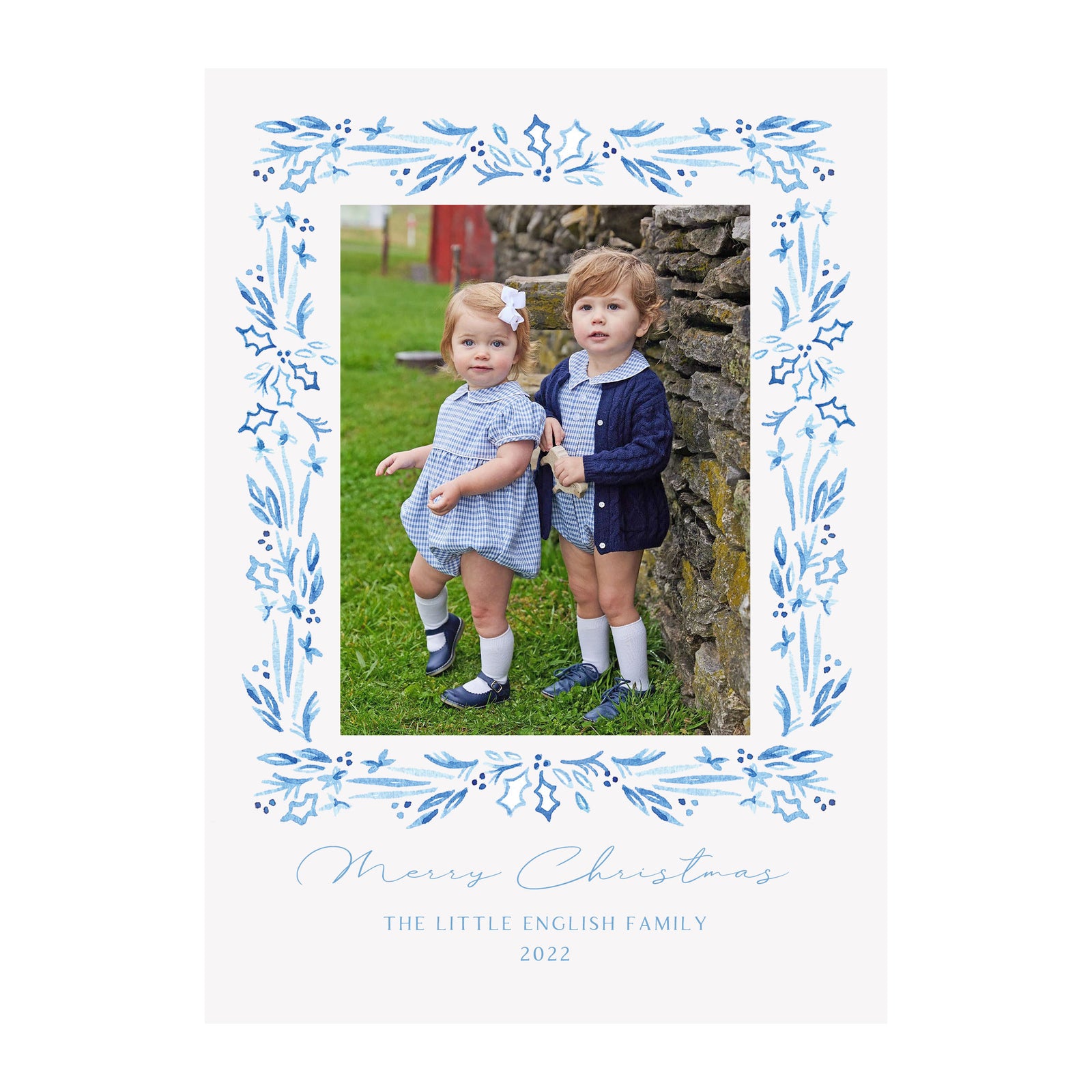Paperwhite Holiday Photo Cards