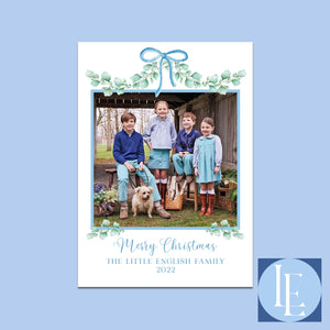 Eucalyptus Garland Holiday Photo Cards