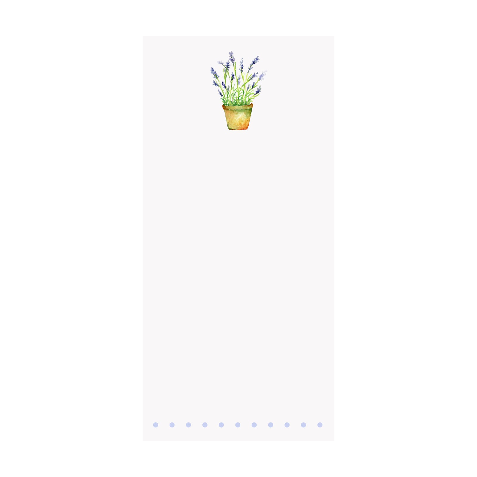 Lavender Pot Notepad
