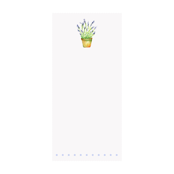 Lavender Pot Notepad - Brake Ink Stationery
